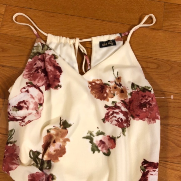 NWOT Floral Asymmetrical Dress - Picture 5 of 8
